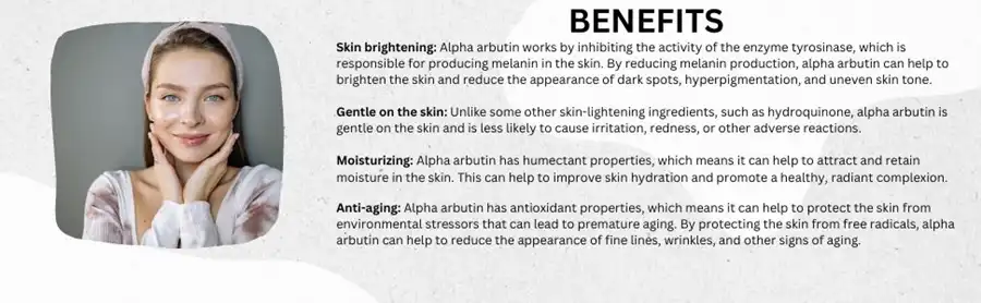 alpha arbutin benefits