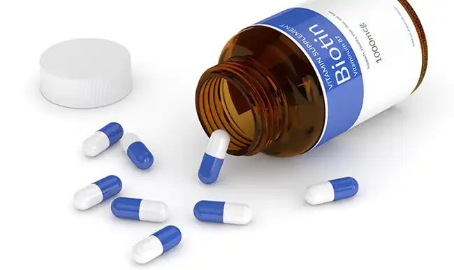 Biotin capsules