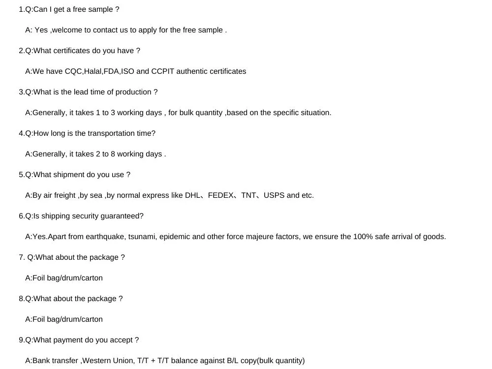 Zeaxanthin Powder faq Zeaxanthin Powder faq