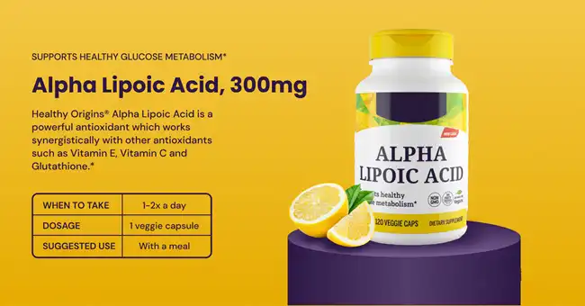 Alpha lipoic acid supplement